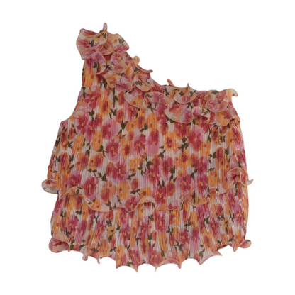 Pink Floral Blouse