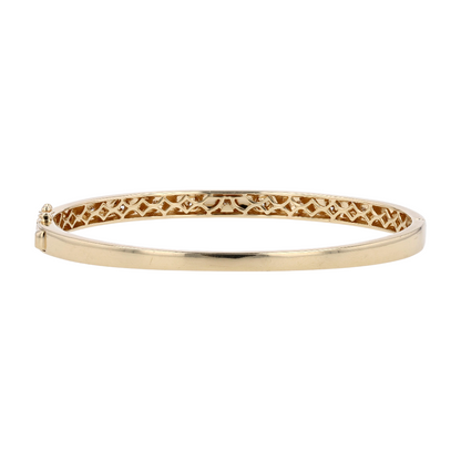 1/3 ctw 14K Yellow Gold Diamond Bangle Bracelet