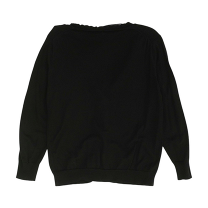 Black Cardigan Sweater