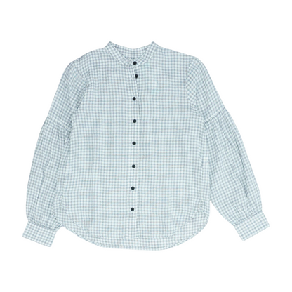 White Plaid Button Down