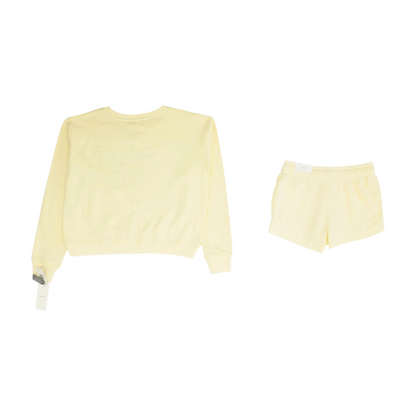 Yellow Solid Short Set