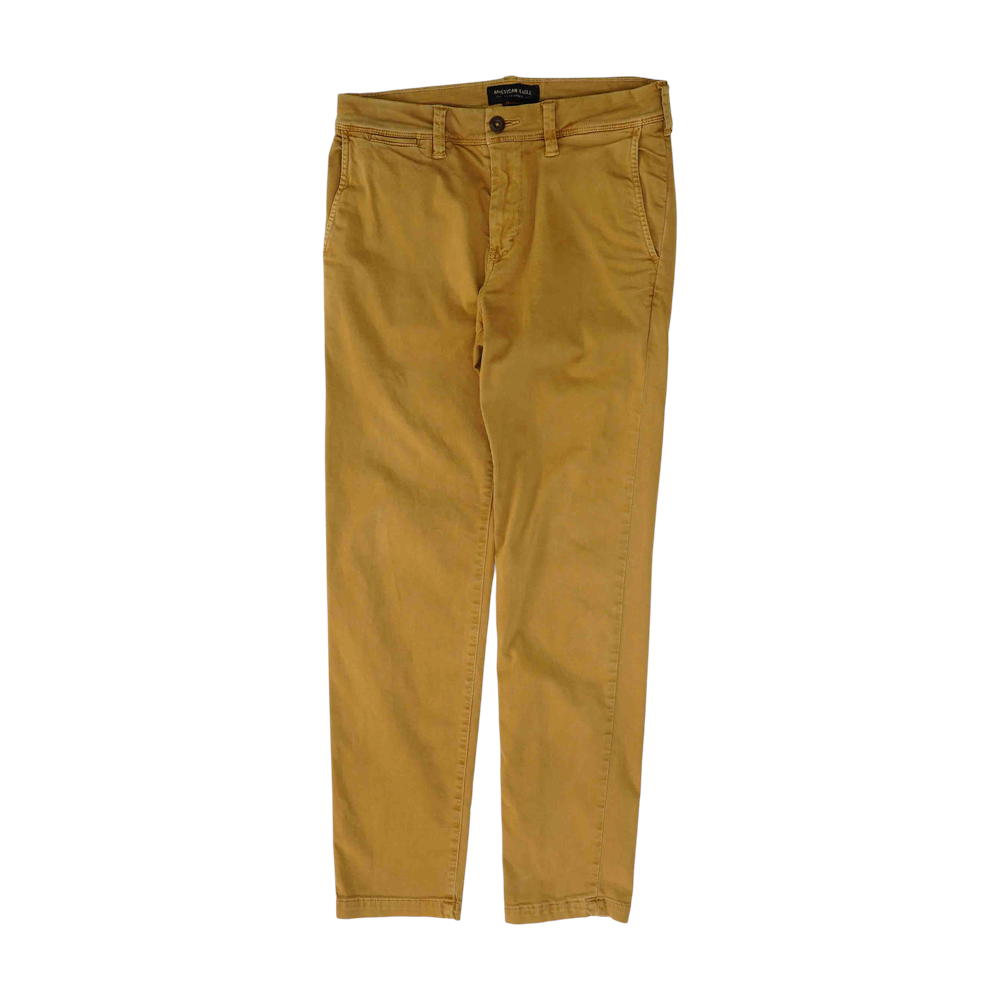 Khaki Straight Pants