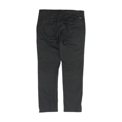 Black Check Regular Pants