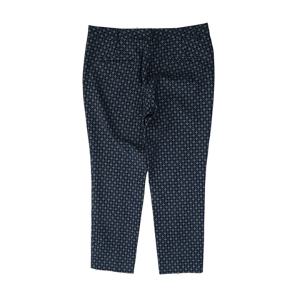 Navy Print Pants