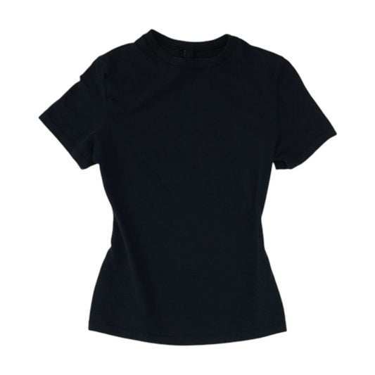 Black Cropped T-Shirt