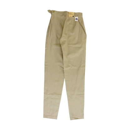Vintage Beige Slim Stretch Pants
