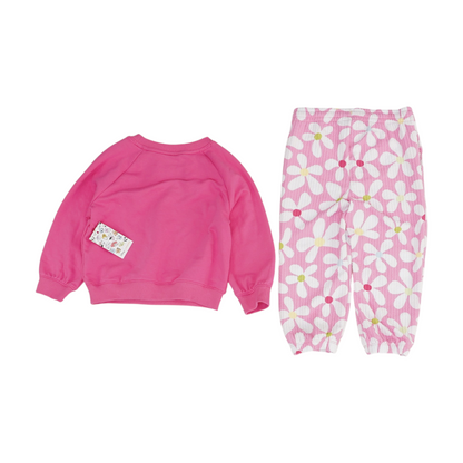 Pink Floral Long Sleeve Set