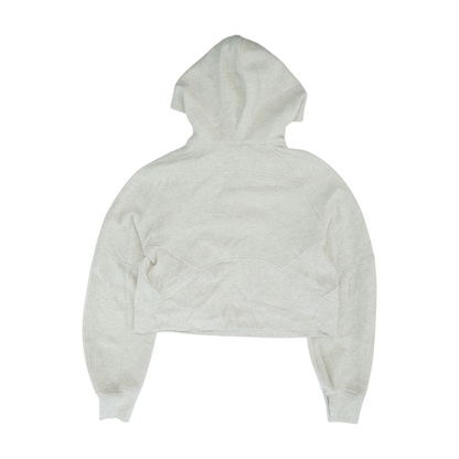 Beige Solid 1/4 Zip Pullover
