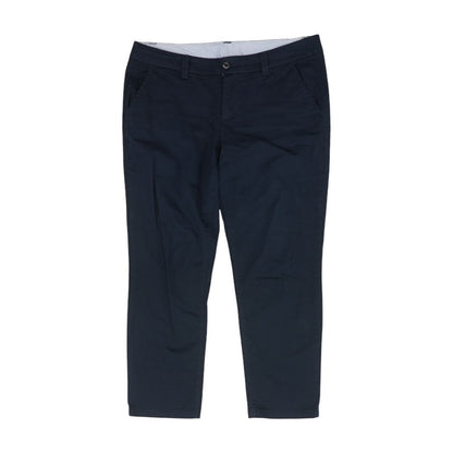 Navy Solid Chino Pants
