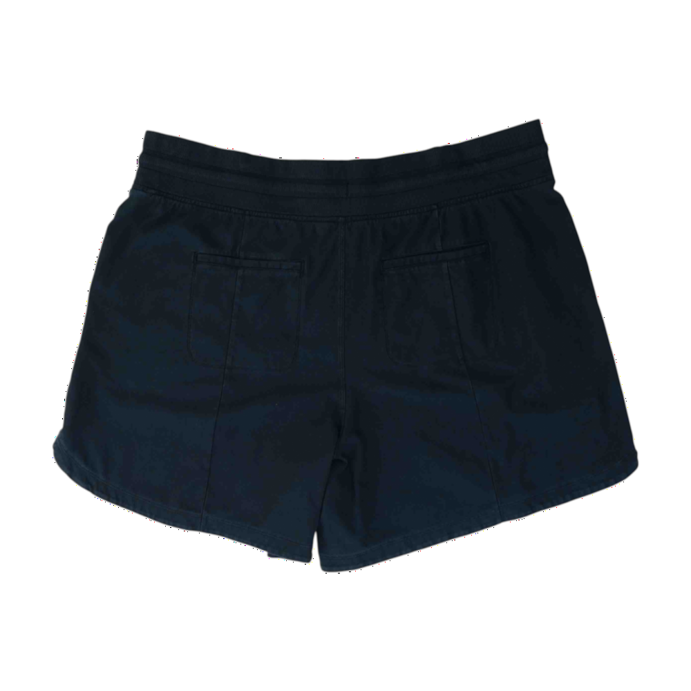 Black Plus Size Solid Active Shorts