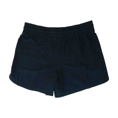 Black Plus Size Solid Active Shorts
