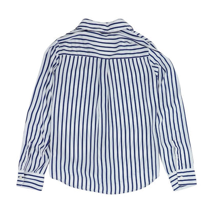 White Striped Blouse