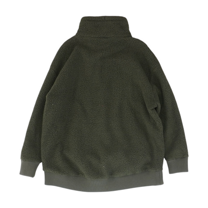Olive Solid 1/4 Zip Pullover