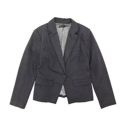 Gray Solid Blazer