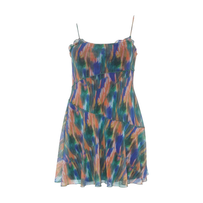 Multi Abstract Mini Dress