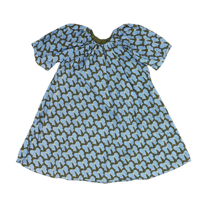 Blue Graphic Dress