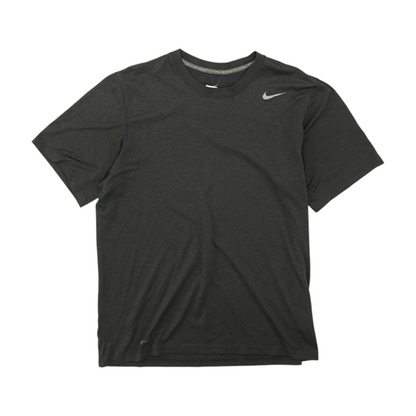 Gray Solid Active T-Shirt