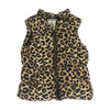 Brown Animal Print Vest