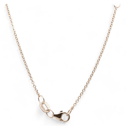 14K White Gold Oval Blue Topaz With Diamond Accents Pendant Necklace