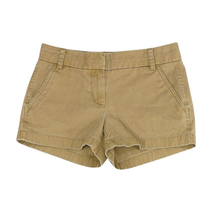 Khaki Solid Chino Shorts