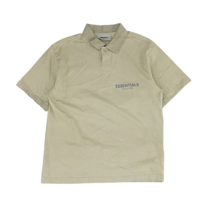 Green Solid Short Sleeve Polo