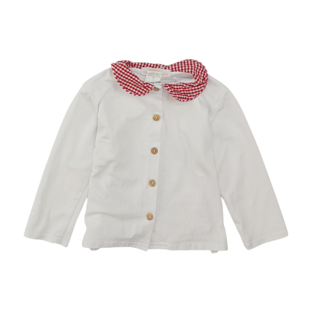 White Long Sleeve Button Down