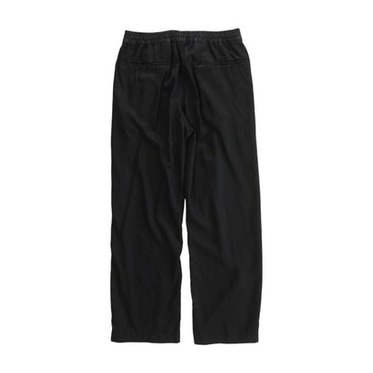 Black Solid Active Pants