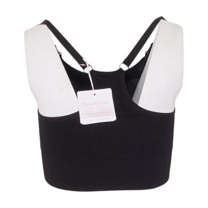 Black Maternity Solid Bra