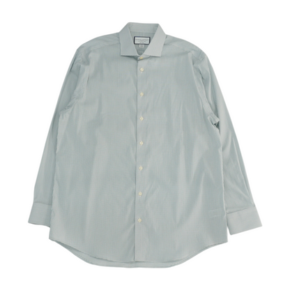 Green Check Long Sleeve Button Down