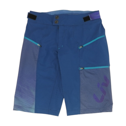 Blue Color Block Swim Bottom