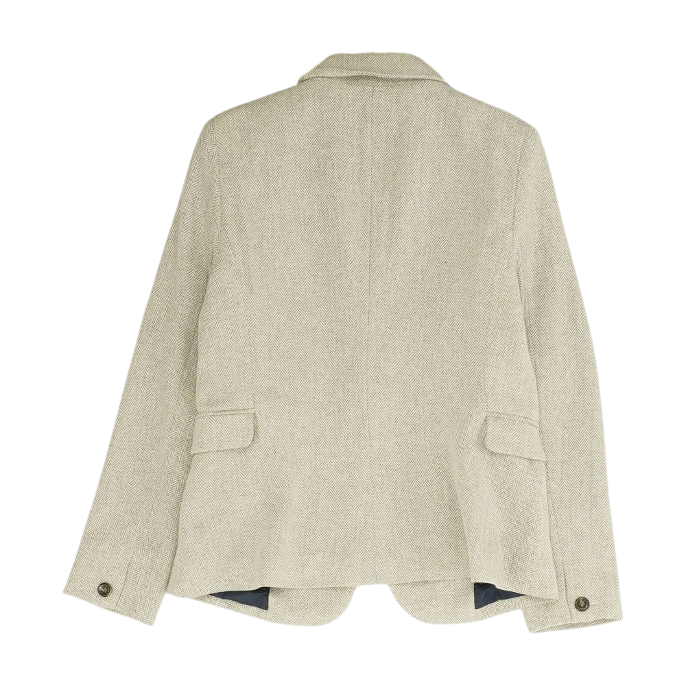 Gray Chevron Blazer