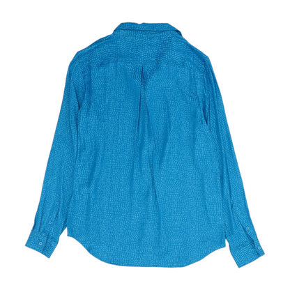 Blue Print Button Down