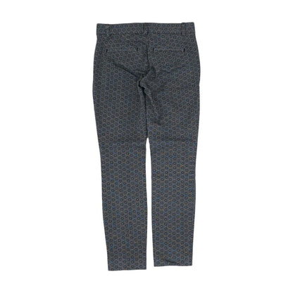 Black Geometric Dress Pants