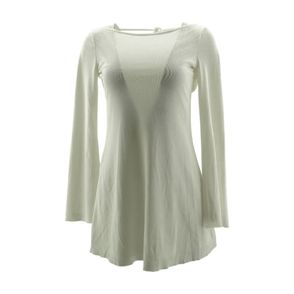 White Formal Mini Dress