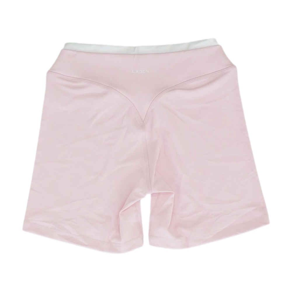 Pink Solid Active Shorts