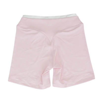 Pink Solid Active Shorts