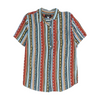 Multi Striped Short Sleeve Button Down