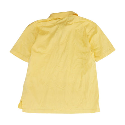 Yellow Solid Short Sleeve Polo