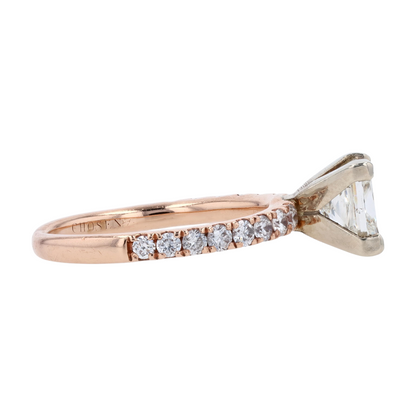 1 3/8 ctw 14K Two-Tone Gold Diamond Engagement Ring