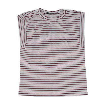 White Striped Blouse