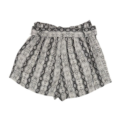 Gray Animal Print Shorts