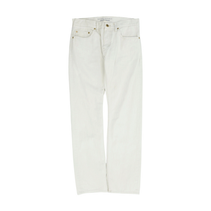 Beige Straight Pants