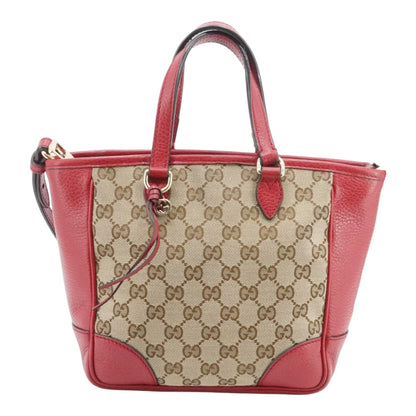 Small Bree Convertible Tote in Red Leather