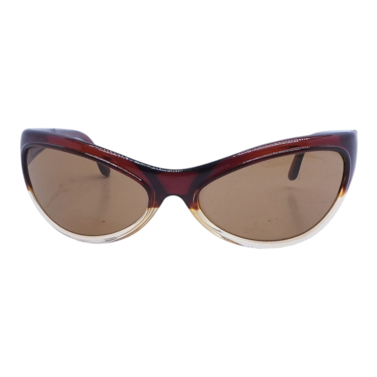 Brown Oval Sunglasses