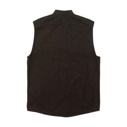 Brown Herringbone Vest