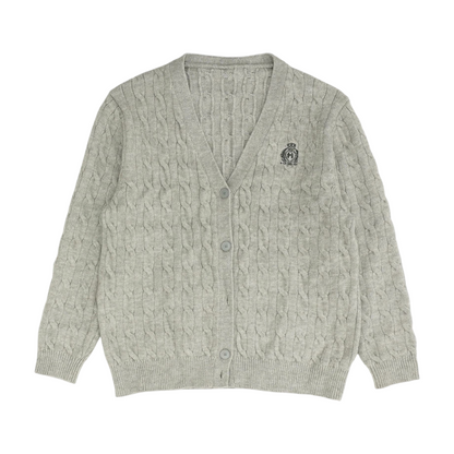 Gray Cardigan Sweater