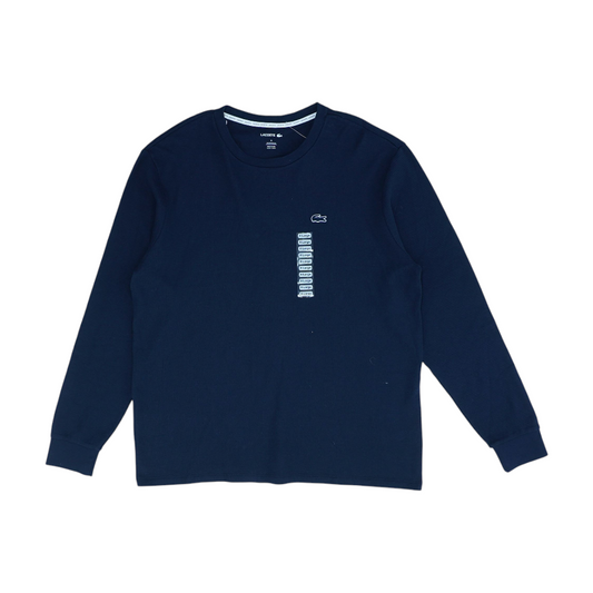 Navy Solid Pajama Top