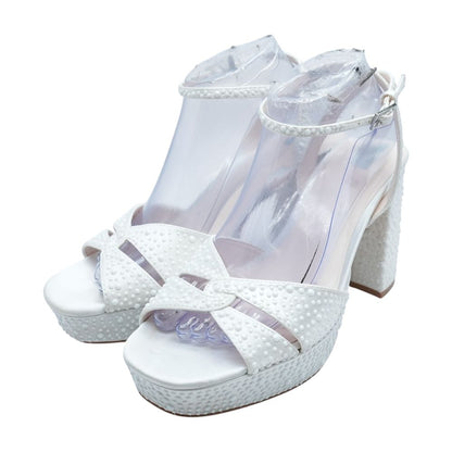 White Platform Heels