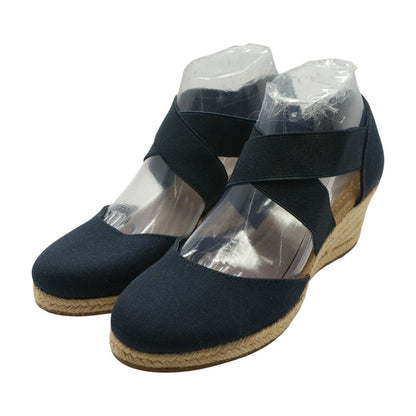 Navy Wedge Heels