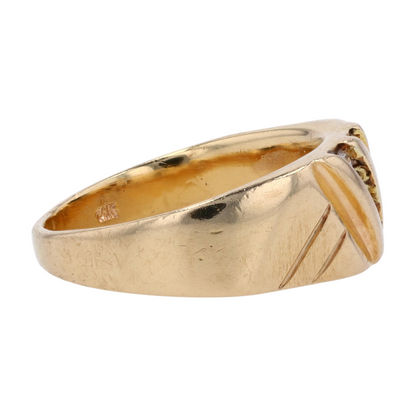 1/4 ctw 14K Yellow Gold Diamond Band